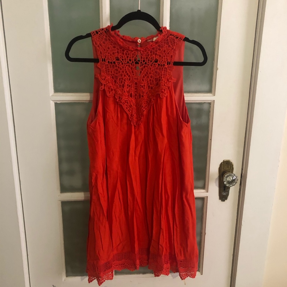 Lace Yoke Dress